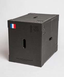 Box Jump Bulle d'Air PPE - Légère - Made in France - Personnalisable - Polypropylène Expansé Noir