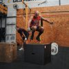 Image d'un entraînement de Box Jump avec Bulle d'air® lors d'une session de CrossFit®